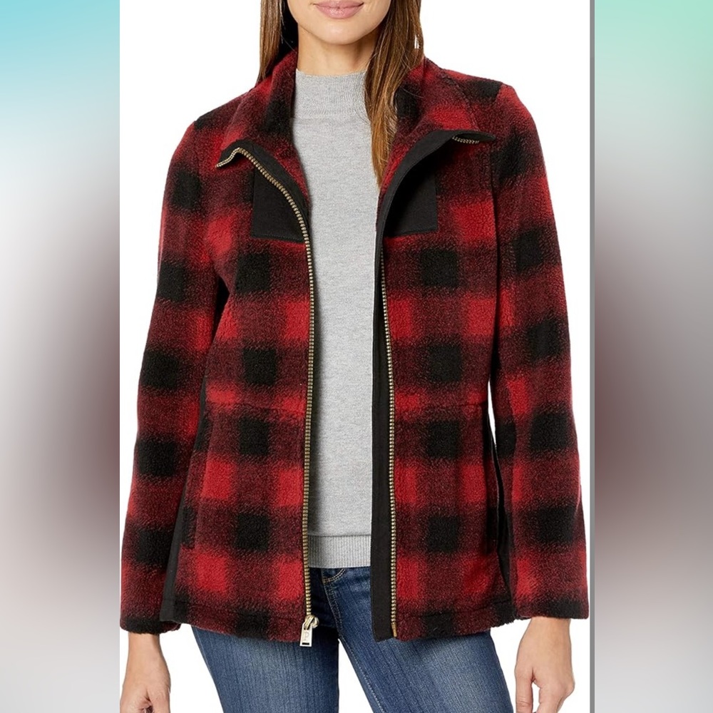 Pendleton EUC women’s buffalo plaid jacket, worn a few times only, size large
